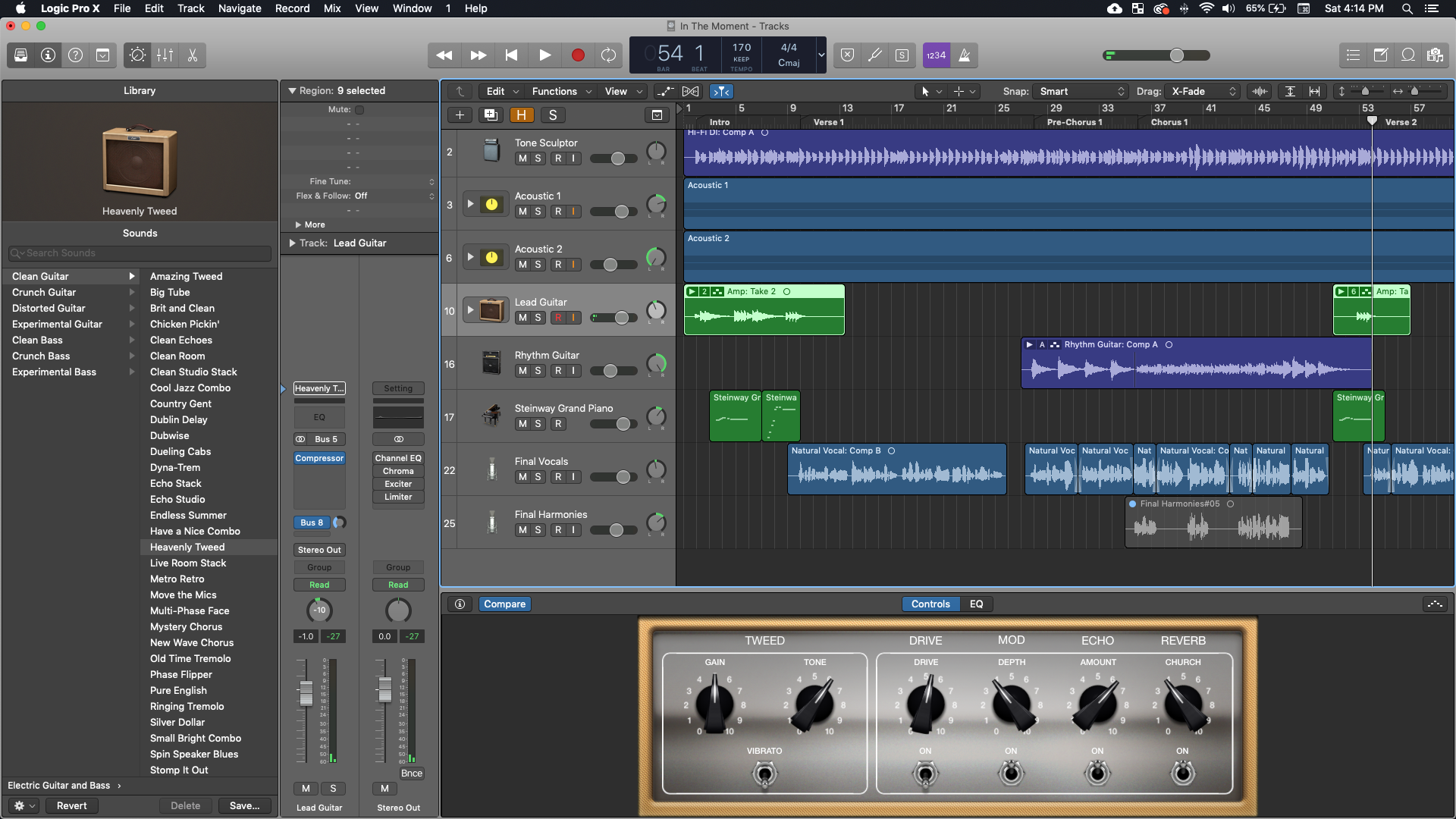 Logic Pro X, a digital audio workstation by Apple